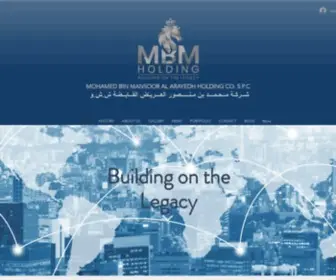 MBmholding.com(Investments & Consultancy) Screenshot