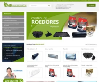 Mbmultiservicios.cl(Soluciones control de plagas de Palomas) Screenshot