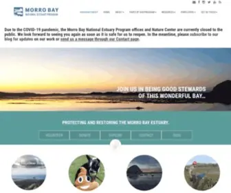 Mbnep.org(Morro Bay National Estuary Program) Screenshot