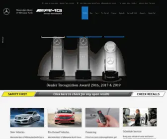 Mbofmilwaukeenorth.com(New & Used Mercedes) Screenshot