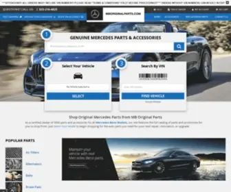 Mboriginalparts.com(Purchase OEM Mercedes) Screenshot