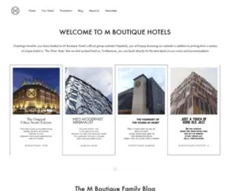 Mboutiquehotels.com(M Boutique Hotels) Screenshot