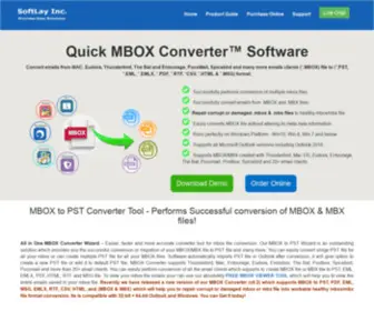 Mboxconverter.com(MBOX to PST Converter with 15) Screenshot