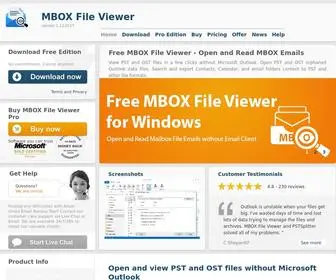 Mboxfileviewer.com(Free MBOX File Viewer) Screenshot