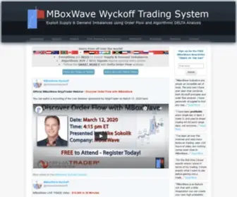 Mboxwave.com(MBoxWave Wyckoff Trading System) Screenshot