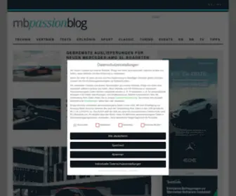 Mbpassion.de(Mercedes-Benz Passion Blog) Screenshot