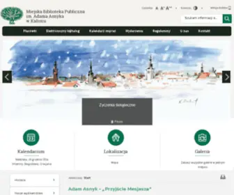 MBP.kalisz.pl(Miejska Biblioteka Publiczna im) Screenshot