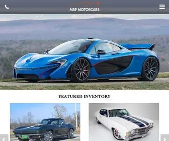 MBpmotorcars.com(MBP Motorcars) Screenshot