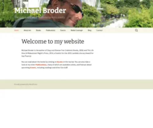 Mbroder.com(My website) Screenshot