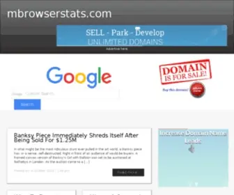Mbrowserstats.com(Mbrowserstats) Screenshot