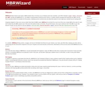 MBrwizard.com(The MBR Management Utility) Screenshot