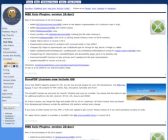 MBS-Plugins.de(Monkeybread Software Blog) Screenshot