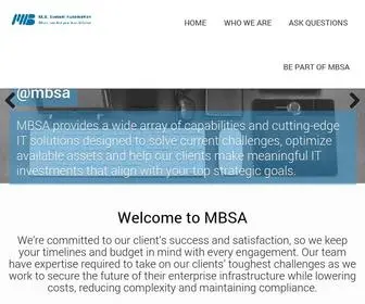 Mbsa.com(Where You Find Your Best Solution) Screenshot