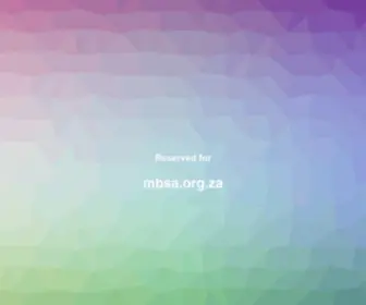 Mbsa.org.za(Master Builders South Africa) Screenshot