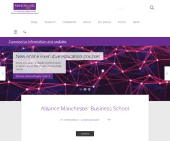 MBS.ac.uk(Alliance MBS) Screenshot