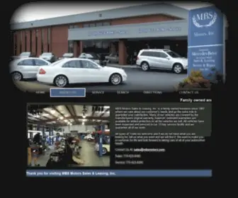 MBsmotors.com Screenshot