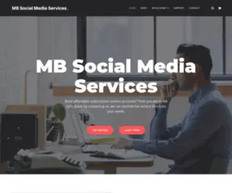 Mbsocialmediaservices.com(MB Social Media Services) Screenshot