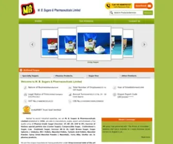Mbsugar.com(Specialty Sugars) Screenshot