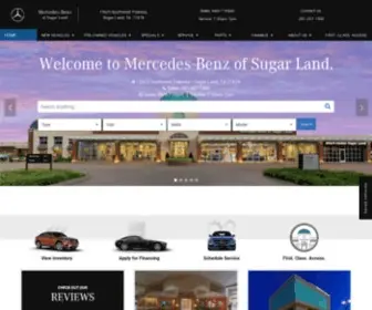 Mbsugarland.com(Mercedes-Benz of Sugar Land TX) Screenshot