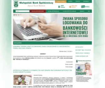 MBSW.pl(Małopolski Bank Spółdzielczy) Screenshot