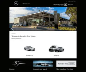 MBSYdney.com.au(Mercedes-Benz Home) Screenshot