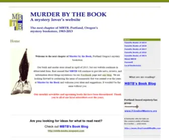 MBTB.com(Murder By the Book) Screenshot