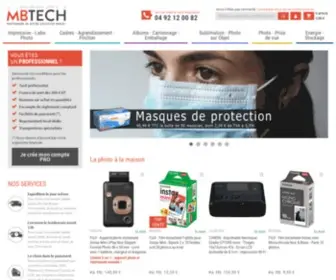 Mbtech.fr(Grandes marques matériel d'impression et photo) Screenshot