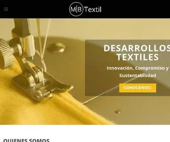 Mbtextil.com.ar(MB Textil) Screenshot