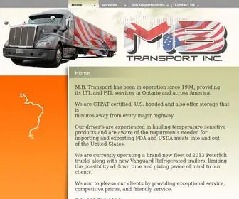 MBtransport.ca(mbtransport) Screenshot