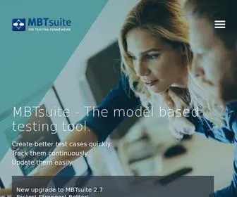 MBtsuite.com(The Model Based Testing Tool) Screenshot