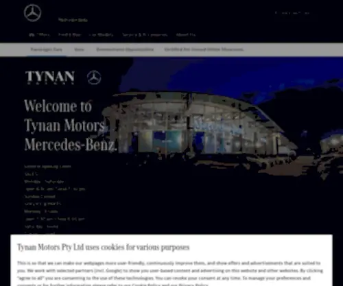 MBTynan.com.au(Mercedes-Benz Home) Screenshot