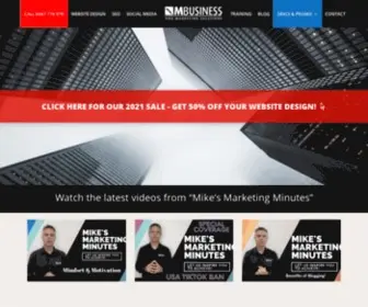 Mbusinesssolutions.com.au(M Business & Marketing Solutions) Screenshot