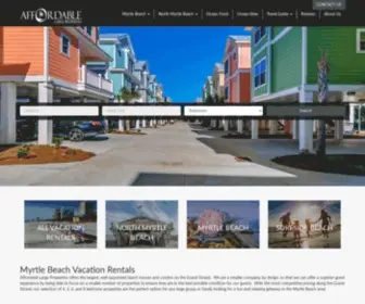 Mbvacationhomerentals.com(Myrtle Beach Vacation Home Rentals Home) Screenshot