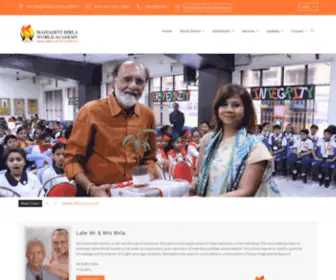 Mbwa.org.in(Mahadevi Birla World Academy) Screenshot