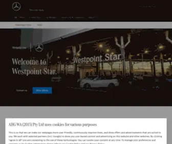 Mbwestpointstar.com.au(Mercedes-Benz Home) Screenshot