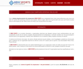 MBWsports.com.br(MBW Sports) Screenshot