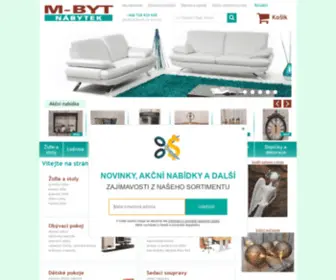 MBYTshop.cz(M-byt Pardubice eshop) Screenshot