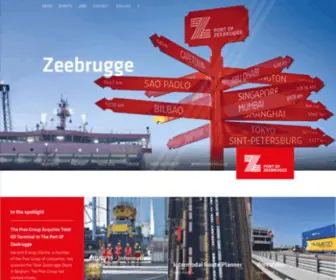 MBZ.be(Port of Zeebrugge) Screenshot