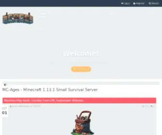 MC-Ages.com(Minecraft Survival Server) Screenshot