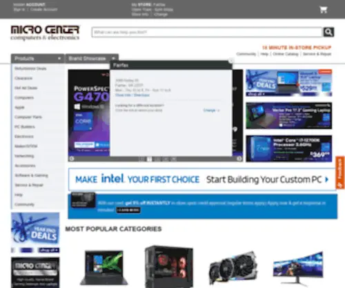 MC-BS.com(Micro Center) Screenshot