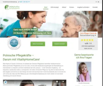 MC-Care.com(Unsere polnischen Pflegekräfte ermöglichen ein würdevolles Altern zuhause) Screenshot