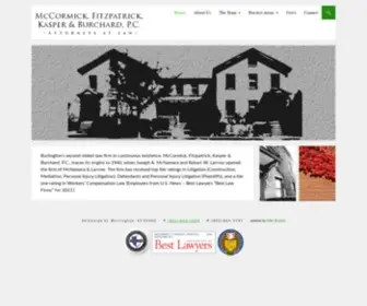 MC-Fitz.com(McCormick, Fitzpatrick, Kasper, and Burchard, P.C) Screenshot