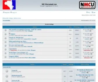 MC-Forumet.no(MC Forumet) Screenshot