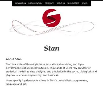 MC-Stan.org(Stan) Screenshot