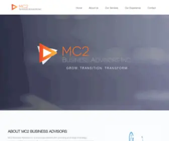 MC2BA.com(MC2 Business Advisors) Screenshot