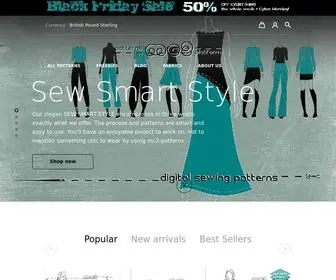 MC2Patterns.com(Digital Sewing Patterns) Screenshot
