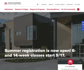MC3.edu(Montgomery County Community College) Screenshot