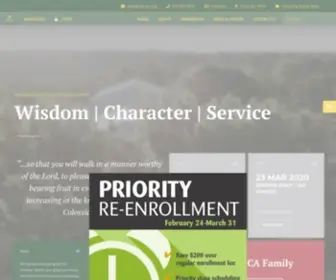 Mca-Eagles.org(Maranatha Academy) Screenshot