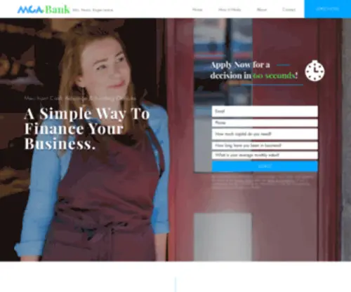 Mcabank.com(Merchant Cash Advance) Screenshot