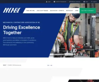 McABC.org(The Mechanical Contractors Association of BC) Screenshot